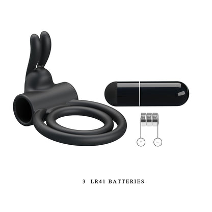 Pretty Love™ Osmond Rabbit Cock Ring
