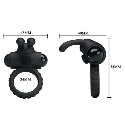 Pretty Love™ Eudora Rabbit Cock Ring