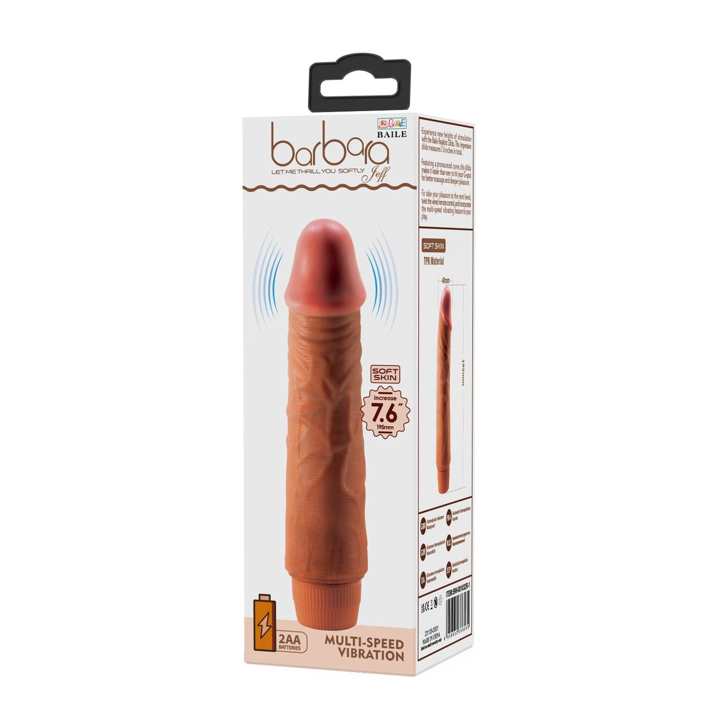 Baile™ Barbara Jeff 7.6 Inch Battery Operated Vibe