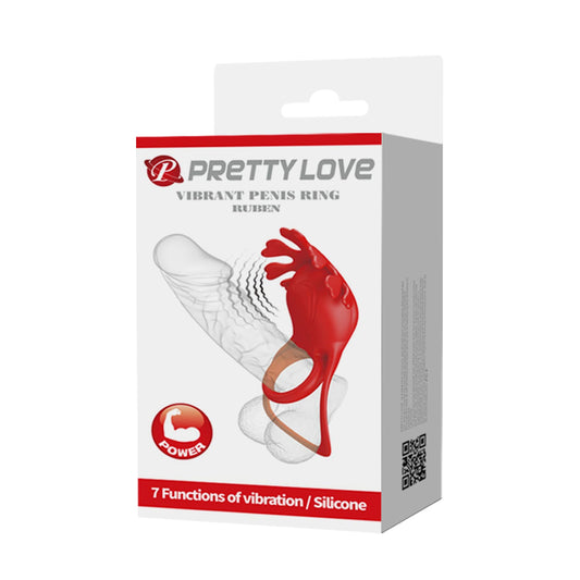 Pretty Love - Ruben Vibrating 7 Function Rechargeable Penis Ring