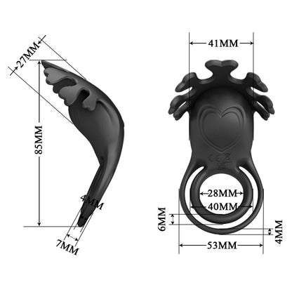 Pretty Love - Ruben Vibrating 7 Function Rechargeable Penis Ring