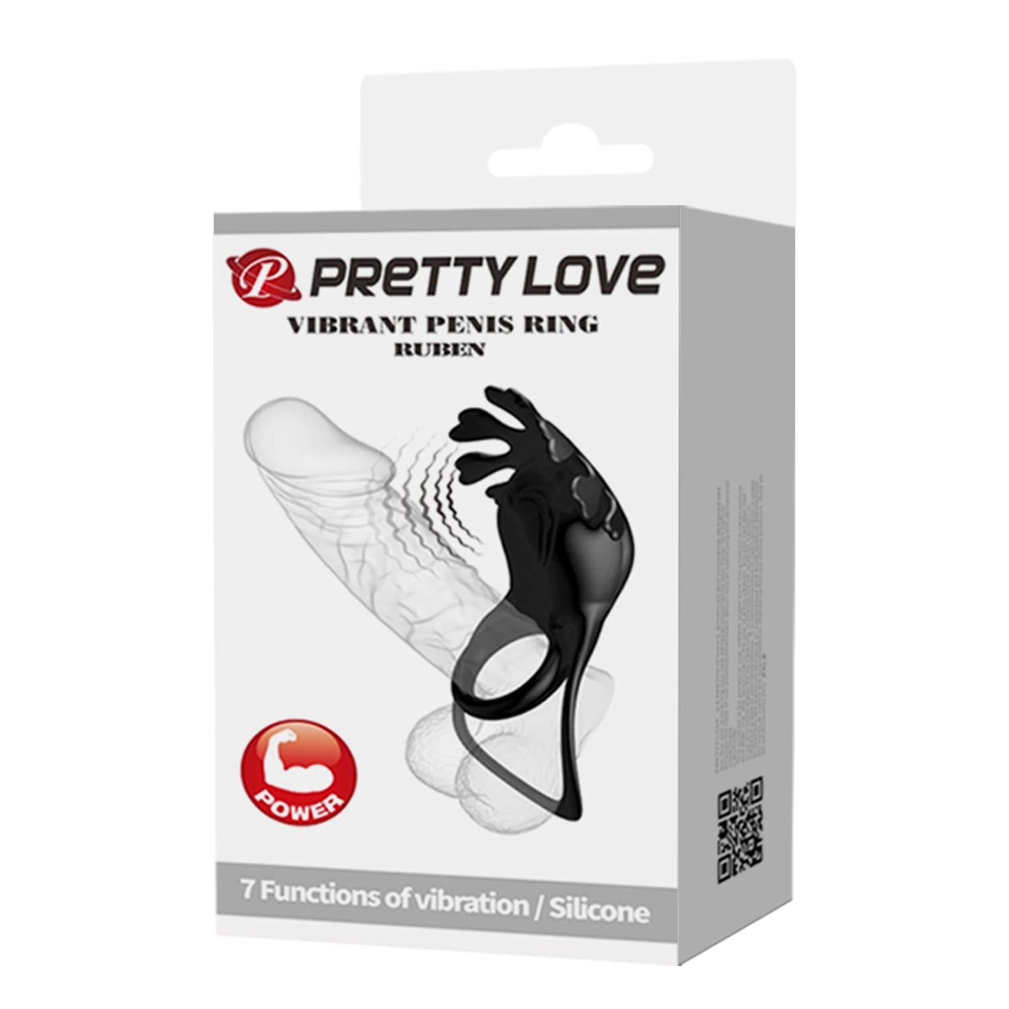 Pretty Love - Ruben Vibrating 7 Function Rechargeable Penis Ring