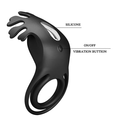 Pretty Love - Ruben Vibrating 7 Function Rechargeable Penis Ring