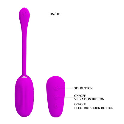 Pretty Love - Shock Fun 7 Function Rechargeable Remote Egg