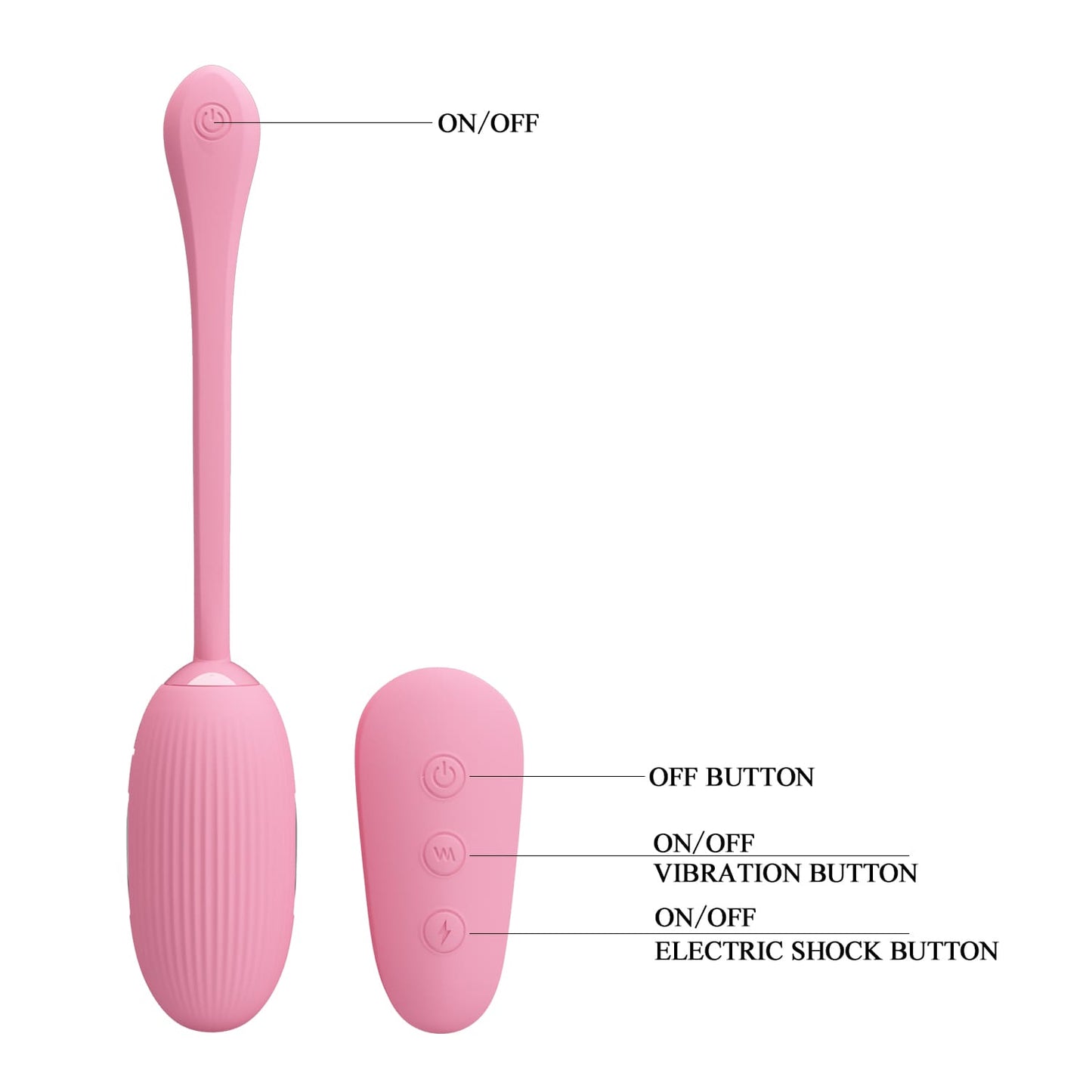 Pretty Love - Shock Fun 7 Function Rechargeable Remote Egg