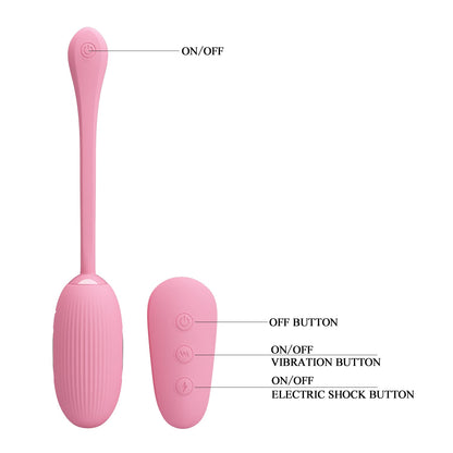 Pretty Love - Shock Fun 7 Function Rechargeable Remote Egg