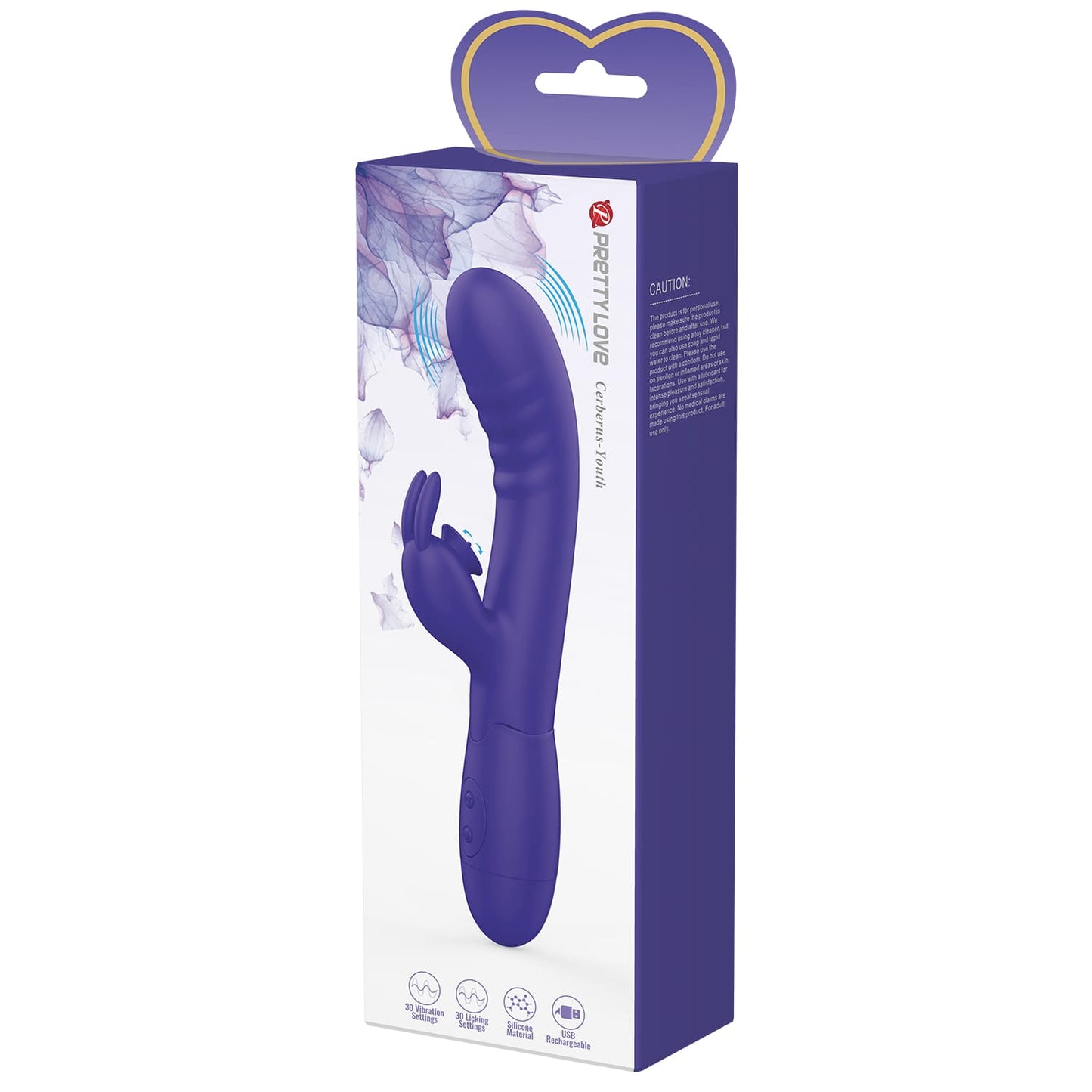 Pretty Love - Cerberus-Youth 30 Functions and Licking Modes Rechargeable Rabbit