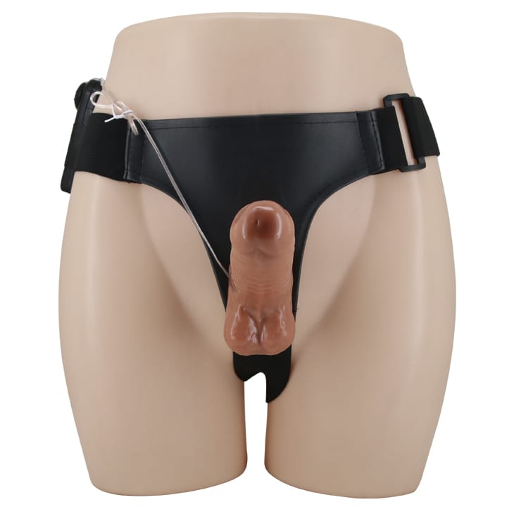 Baile Ultra Passionate Harness - Dual Penis 6.3" Strap On Vibrator