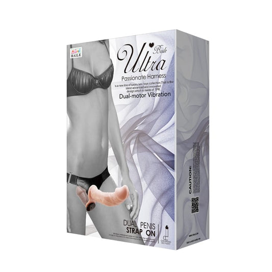 Baile Ultra Passionate Harness - Dual Motor Penis Strap On Vibrator