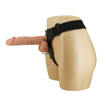 Baile Ultra Passionate Harness - Lifelike Skin Penis 9.4" Strap On Multi Speed Vibrator