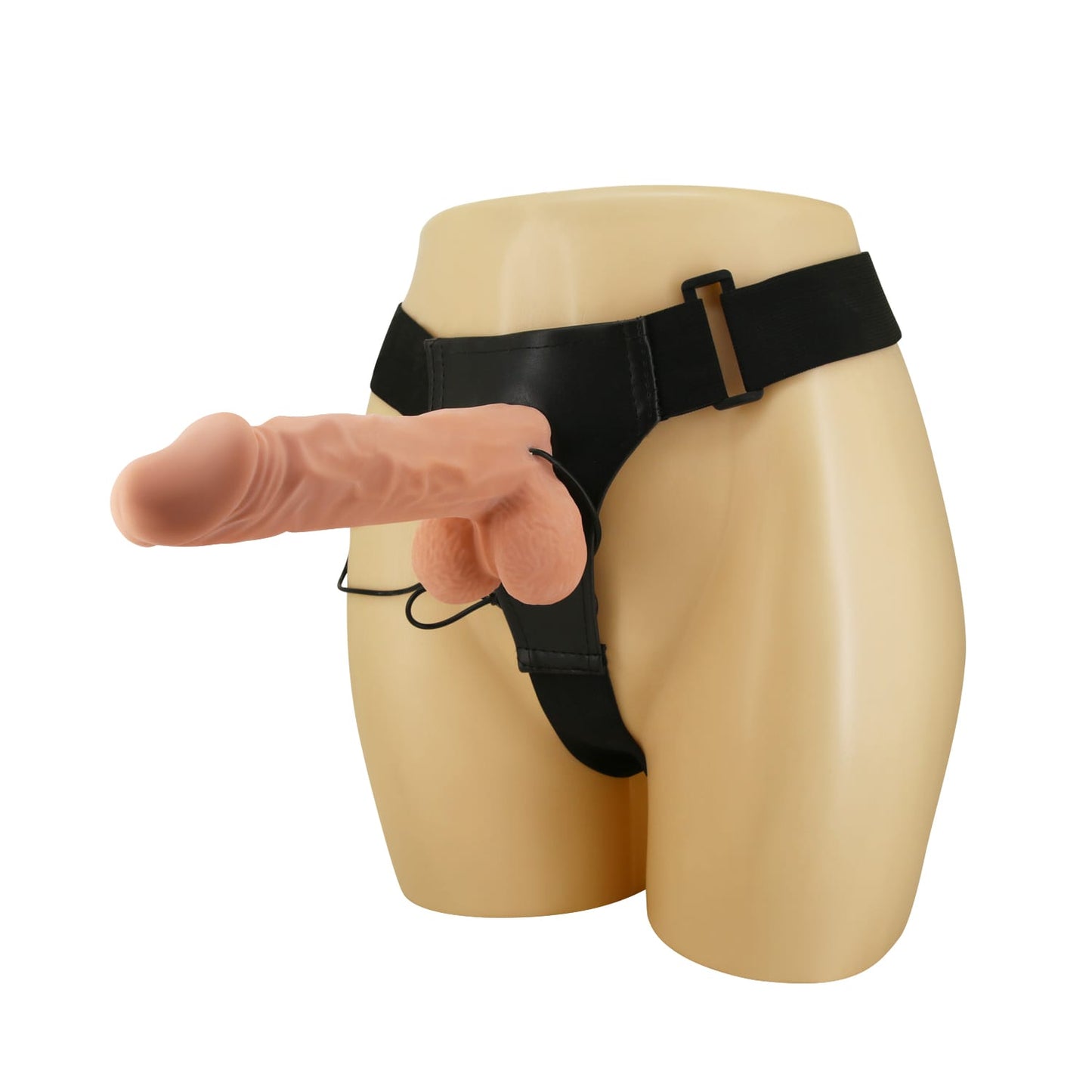 Baile Ultra Passionate Harness - Lifelike Skin Penis 9.4" Strap On Multi Speed Vibrator