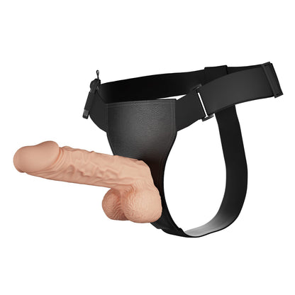 Baile Ultra Passionate Harness - Lifelike Skin Penis 9.4" Strap On Multi Speed Vibrator