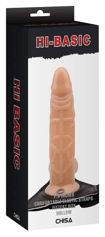 Hi Basic 7.5 Inch Hollow Strap On