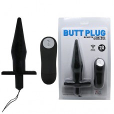 BUTT PLUG WITH WIRELESS REMOTE CONTROL